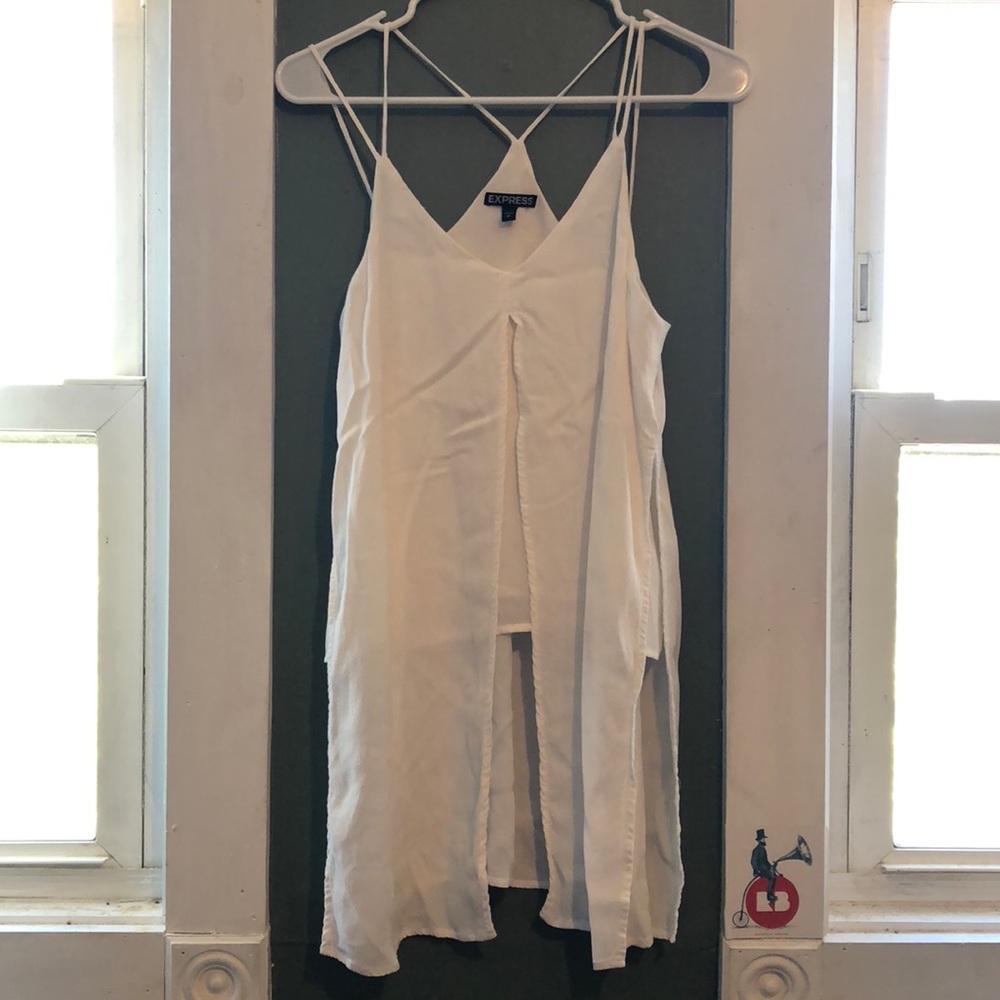Express Long Hi-Low Strappy Tank